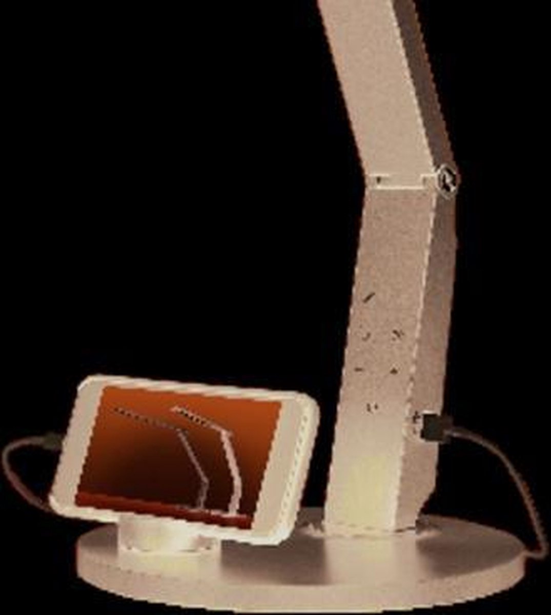 Hansa Bureaulamp Vario Plus, Led-lamp, Zilver - Silver