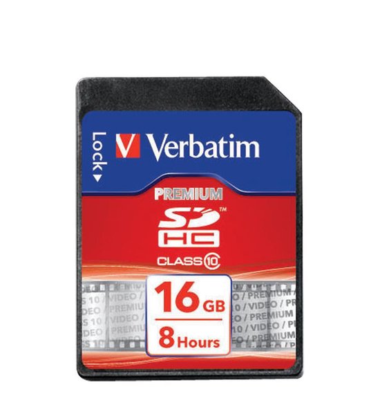 Verbatim Sdhc Geheugenkaart, Klasse 10, 16 Gb