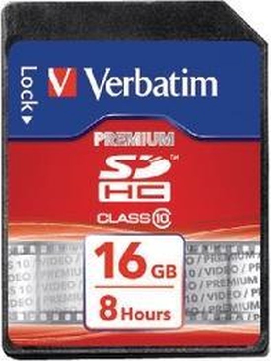 Verbatim Sdhc Geheugenkaart, Klasse 10, 16 Gb