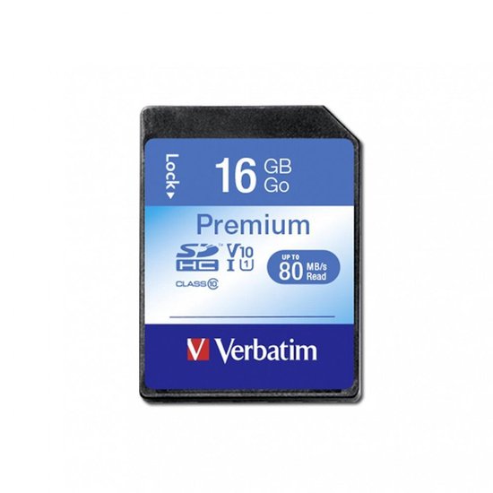 Verbatim Sdhc Geheugenkaart, Klasse 10, 16 Gb