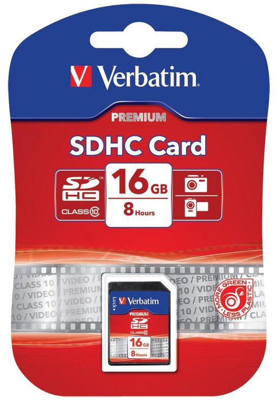 Verbatim Sdhc Geheugenkaart, Klasse 10, 16 Gb