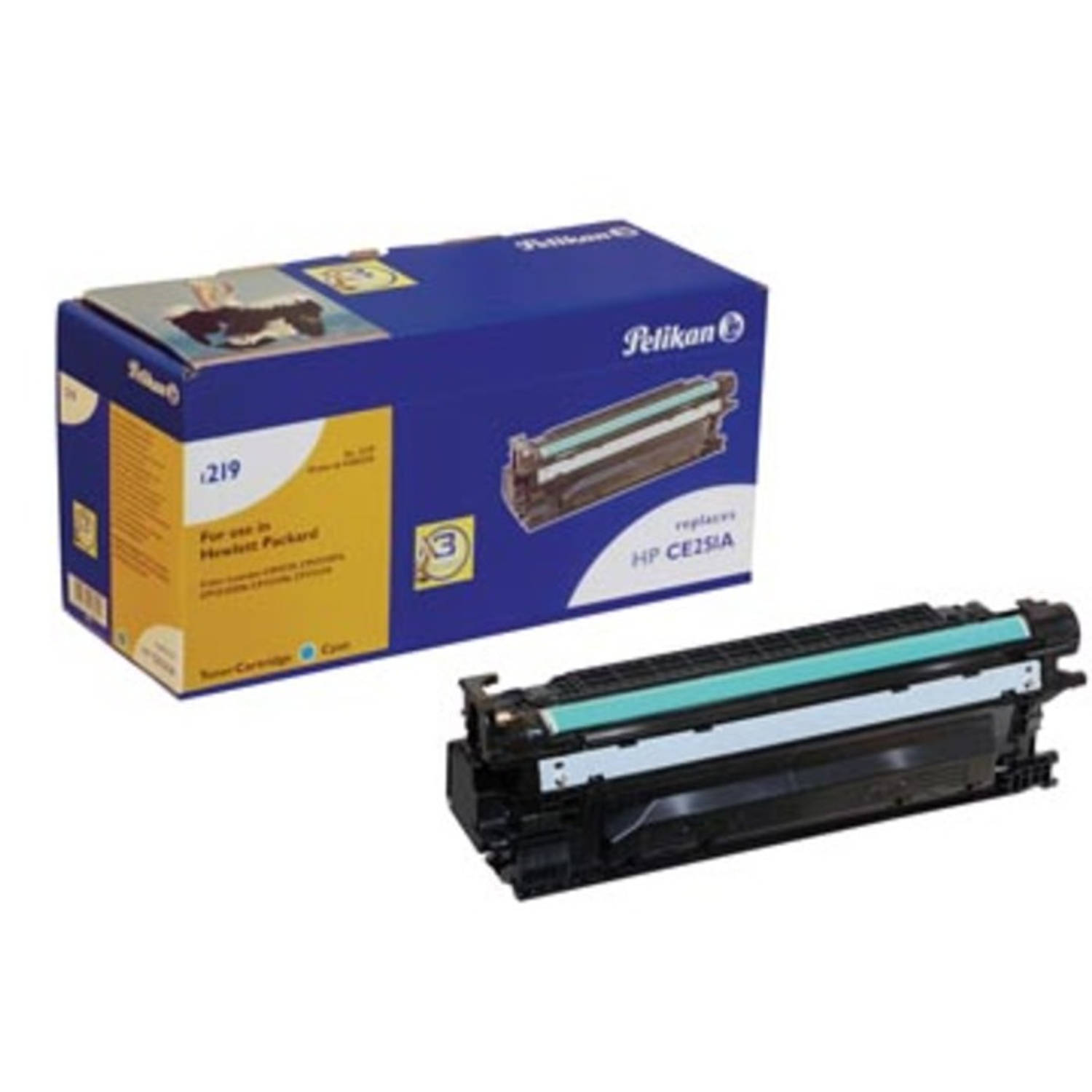 Pelikan Toner Cyaan, 7000 Pagina's Voor Hp 504a - Oem: Ce251a