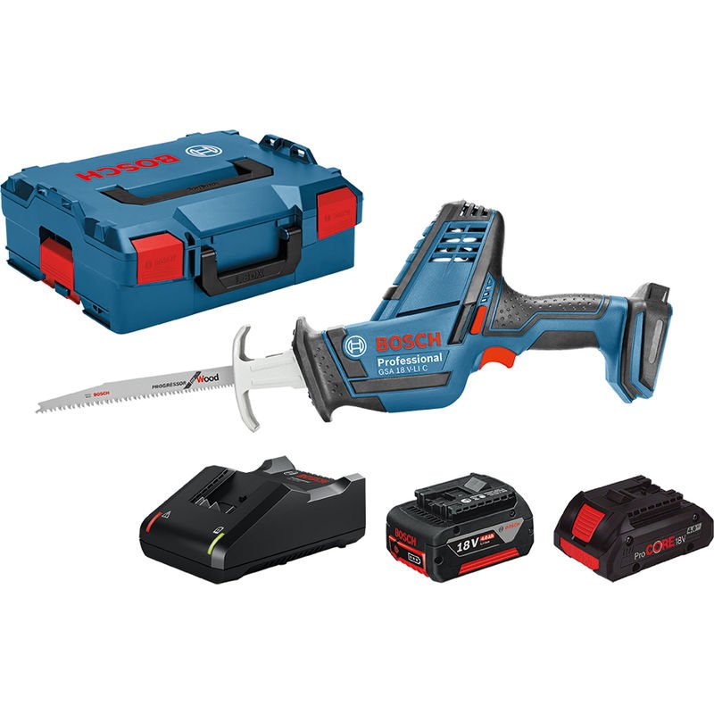 Bosch Sierra sable Construcción GSA 18V-LI C+1 Bat 4Ah+Cargador