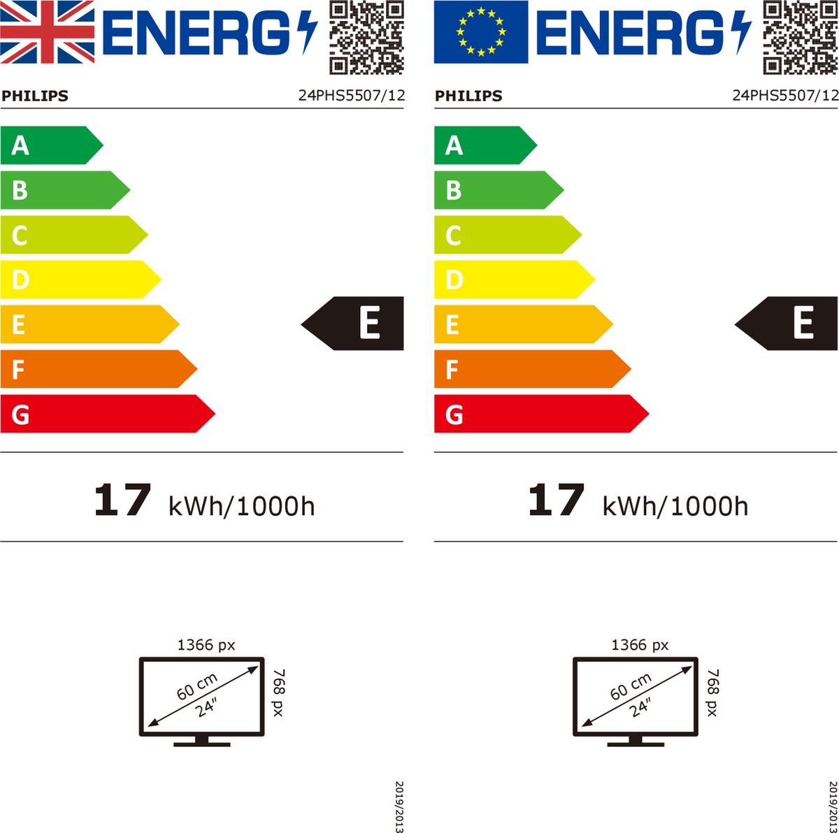 Philips LED TV 24PHS5507/12 - Zwart