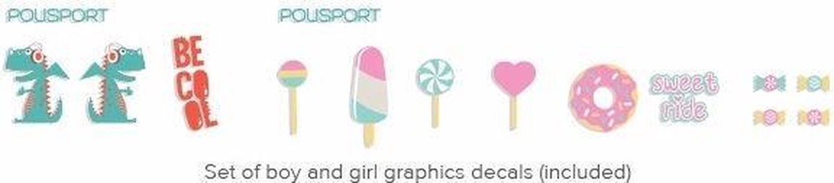 Polisport Balanca Bike Loopfiets Loopfiets Met 2 Wielen 10 Inch Junior Crème/ - Wit