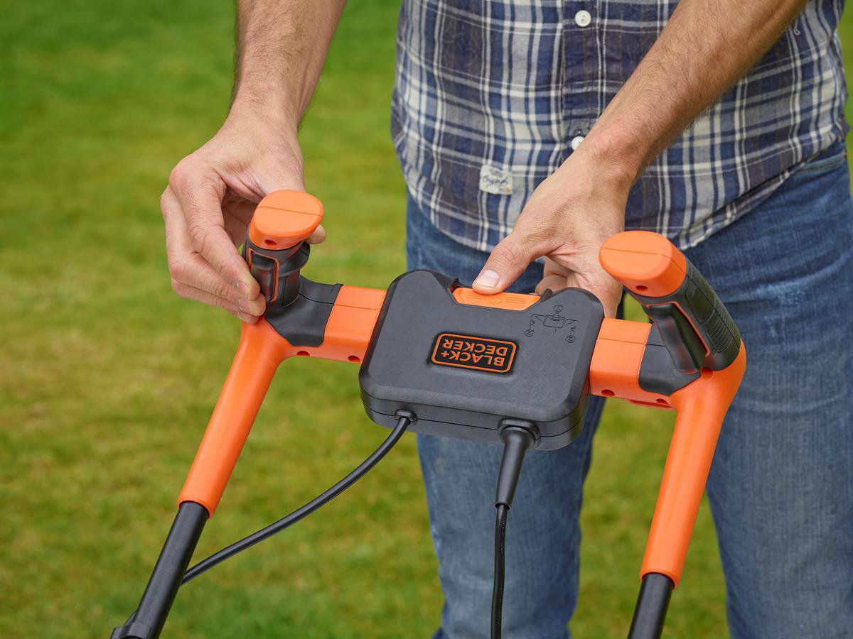 BLACK+DECKER BEMW461BGL2-QS + GL250 grastrimmer