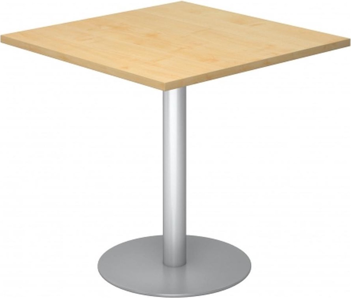 Vierkante vergadertafel 80x80 cm