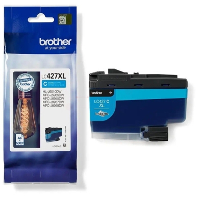 Brother Inktcartridge cyaan 5.000 pagina's LC427XLC Replace: N/A