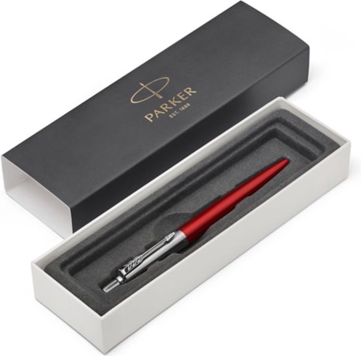 Parker Jotter Balpen Kensington Red Ct - Blauw