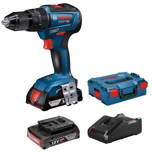 Bosch GSB 18V-55 Professional | Accu Schroefklopboormachine | L-BOXX 136 | GBA 18V 2.0Ah