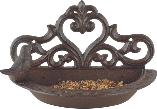 Esschert Design Vogelvoederbakje Gietijzer Br26 - Bruin