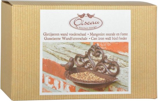 Esschert Design Vogelvoederbakje Gietijzer Br26 - Bruin