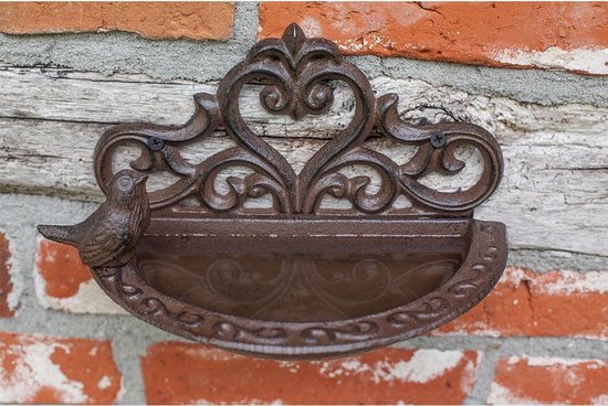 Esschert Design Vogelvoederbakje Gietijzer Br26 - Bruin