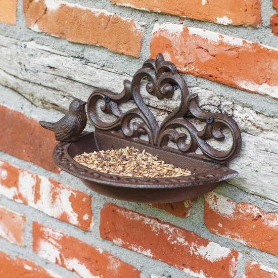 Esschert Design Vogelvoederbakje Gietijzer Br26 - Bruin