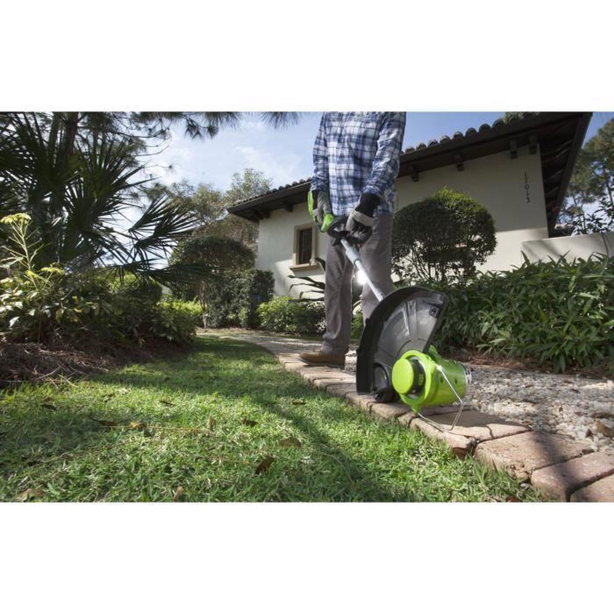 Greenworks Bosmaaier Zonder 40 V Accu G40lt30 2101507 - Groen