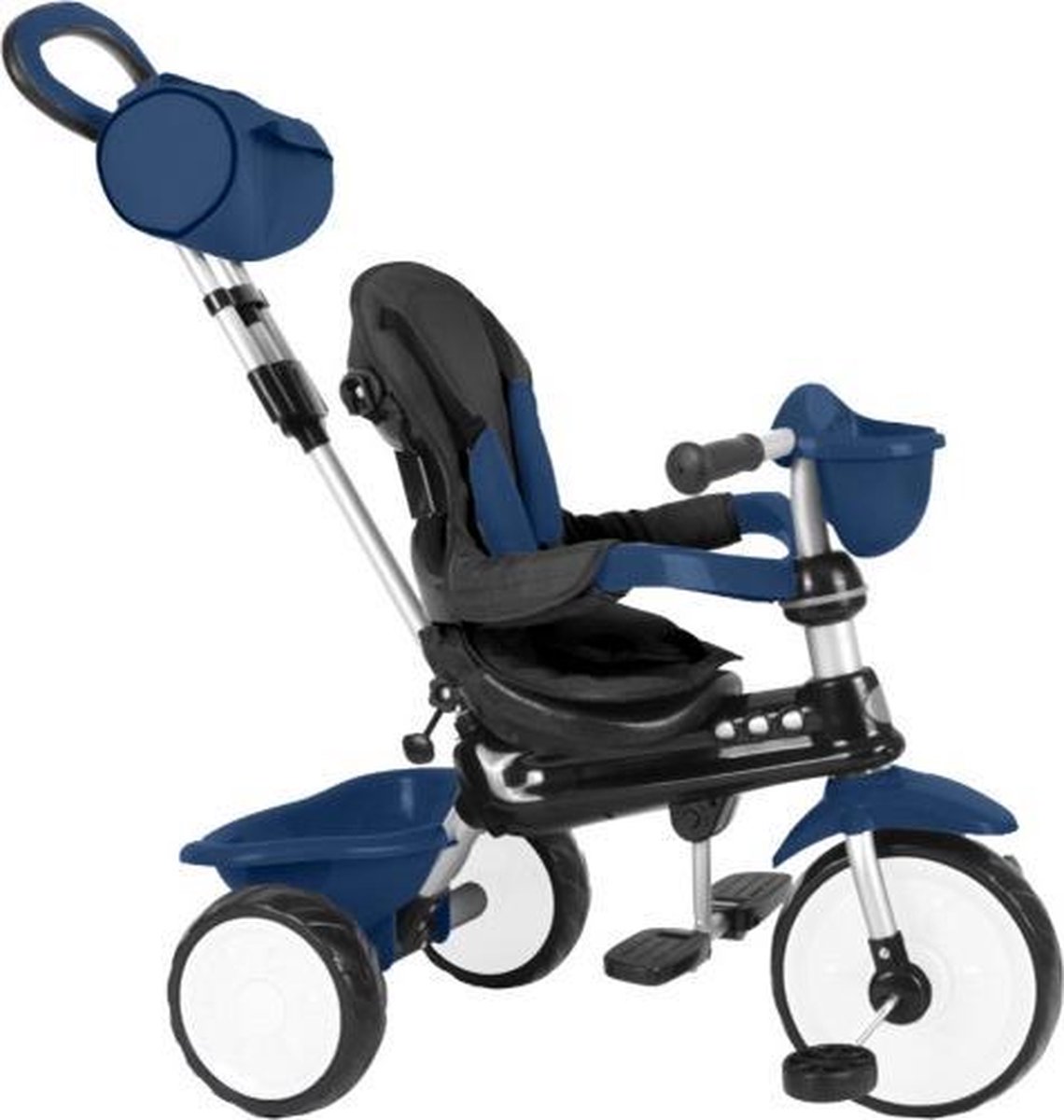 Qplay Driewieler Comfort 4-in-1 Driewieler Kind Junior - Blauw
