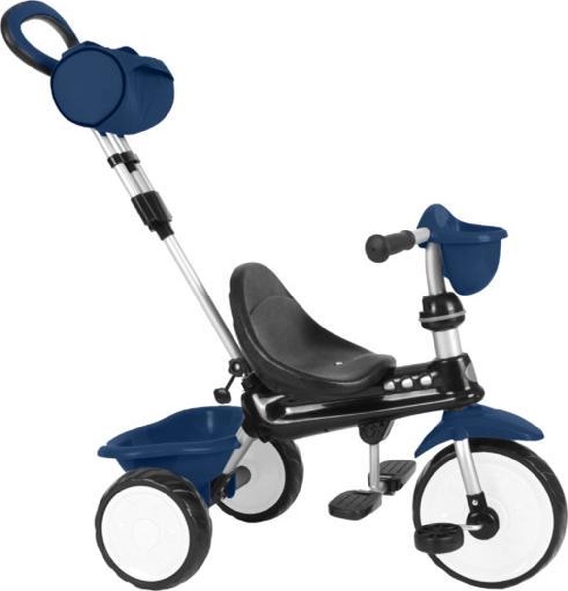 Qplay Driewieler Comfort 4-in-1 Driewieler Kind Junior - Blauw