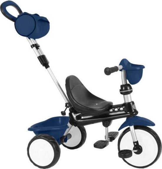 Qplay Driewieler Comfort 4-in-1 Driewieler Kind Junior - Blauw