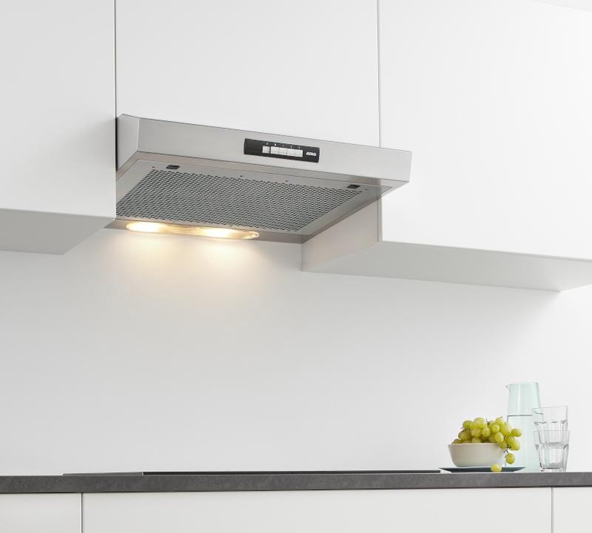 Atag WO6211AC onderbouw afzuigkap - Silver