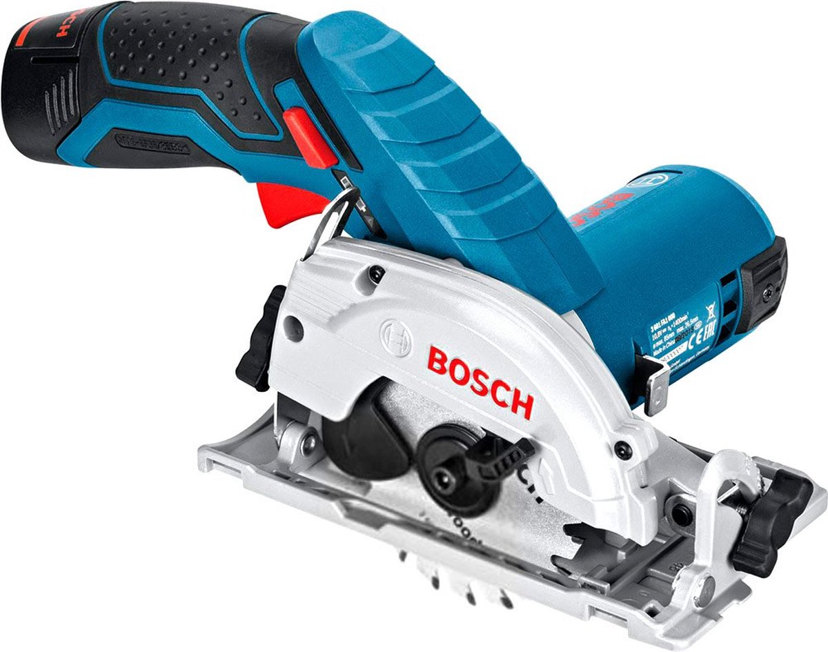 Bosch - Batería circular SAW GKS 12V-26. Con 2 x 3.0 AH batería de iones de litio. L-boxx