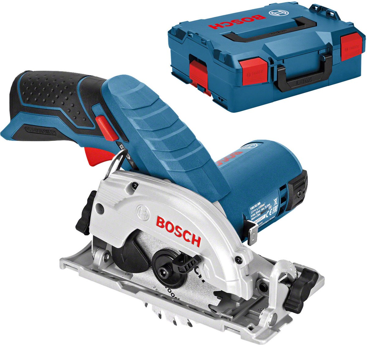 Bosch Sierra Circular GKS 12V-26 (Cuerpo solo + L-Boxx 136)