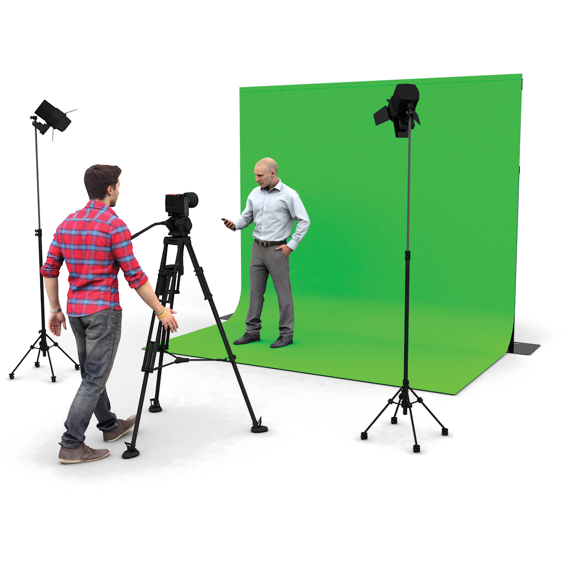 Wentex P&D Chromakey Curtain 400 (h) x 290 (w) green screen