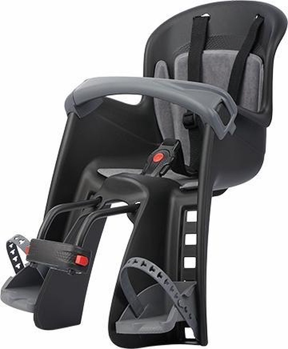 Polisport Fietszitje Voor Bilby Junior Met Windscherm/ - Zwart