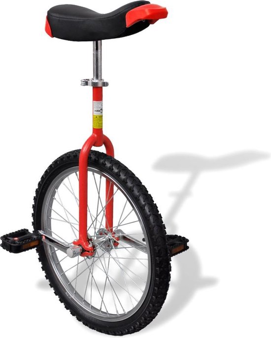 Vidaxl Eenwieler Verstelbaar 20 Inch - Rood