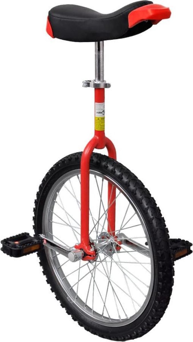Vidaxl Eenwieler Verstelbaar 20 Inch - Rood
