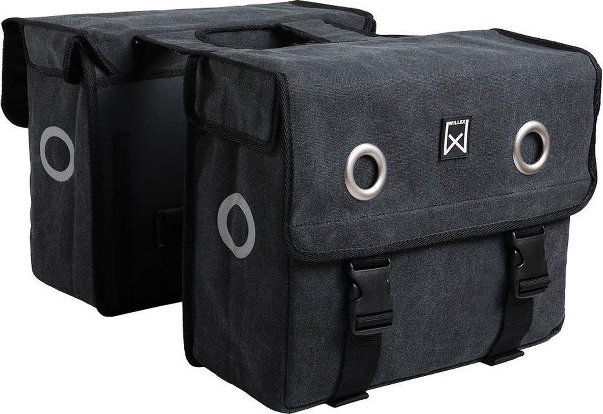 Willex Fietstassen 46 L 11201 - Zwart