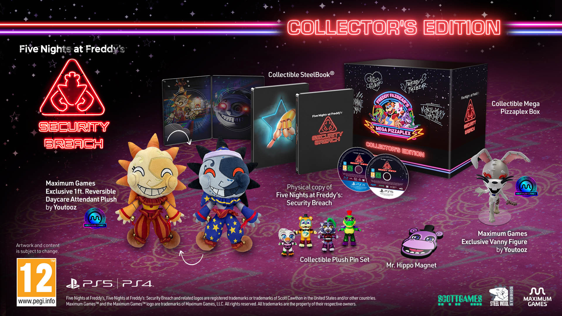 Mindscape Five Nights At Freddy's Security Breach Collector's Edition