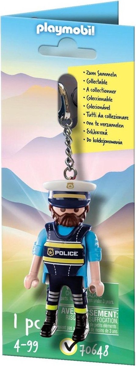 Playmobil 70648 Sleutelhanger Politieagent