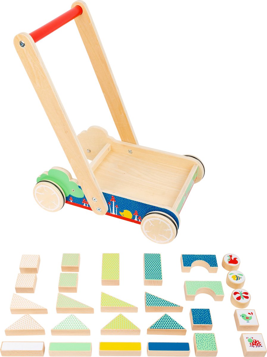 Small Foot Houten Loopwagen Move It! Junior 28-delig