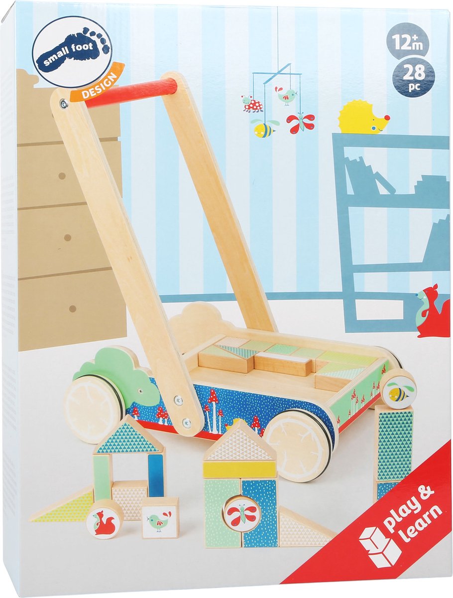 Small Foot Houten Loopwagen Move It! Junior 28-delig