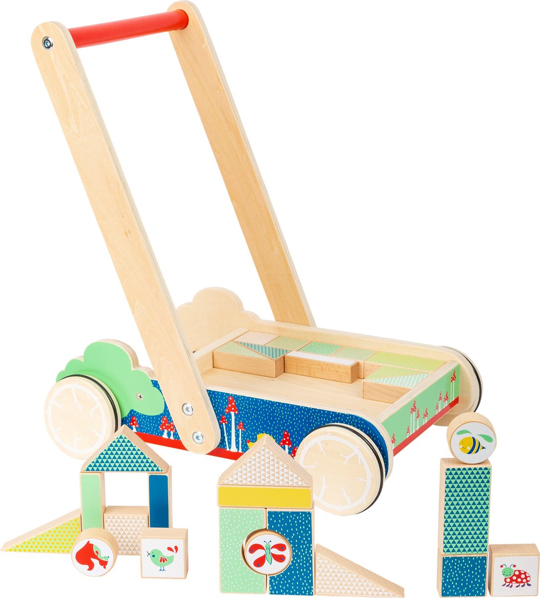 Small Foot Houten Loopwagen Move It! Junior 28-delig
