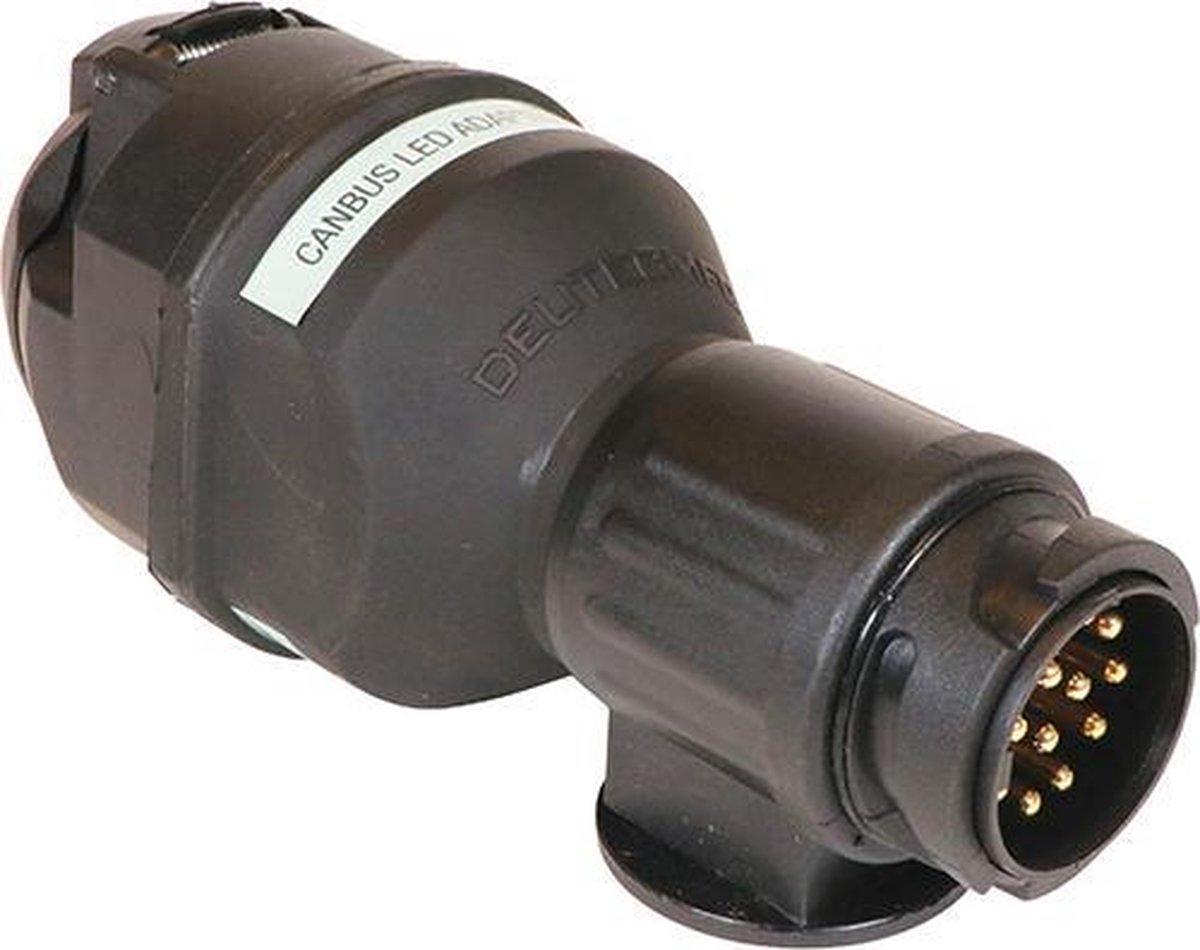 CarPoint Led-verlichtingsadapter 12v 13-7 Polig Abs - Zwart