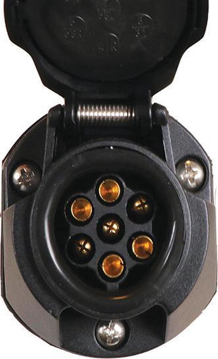 CarPoint Led-verlichtingsadapter 12v 13-7 Polig Abs - Zwart
