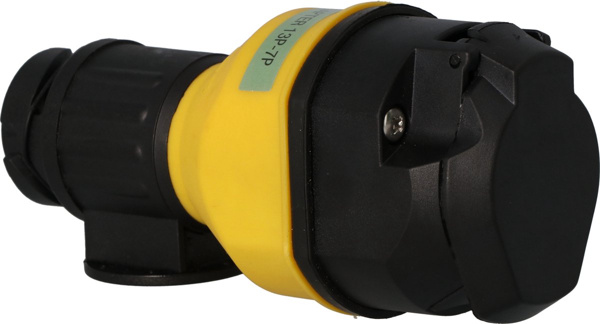 CarPoint Led-verlichtingsadapter 12v 13-7 Polig Abs - Zwart