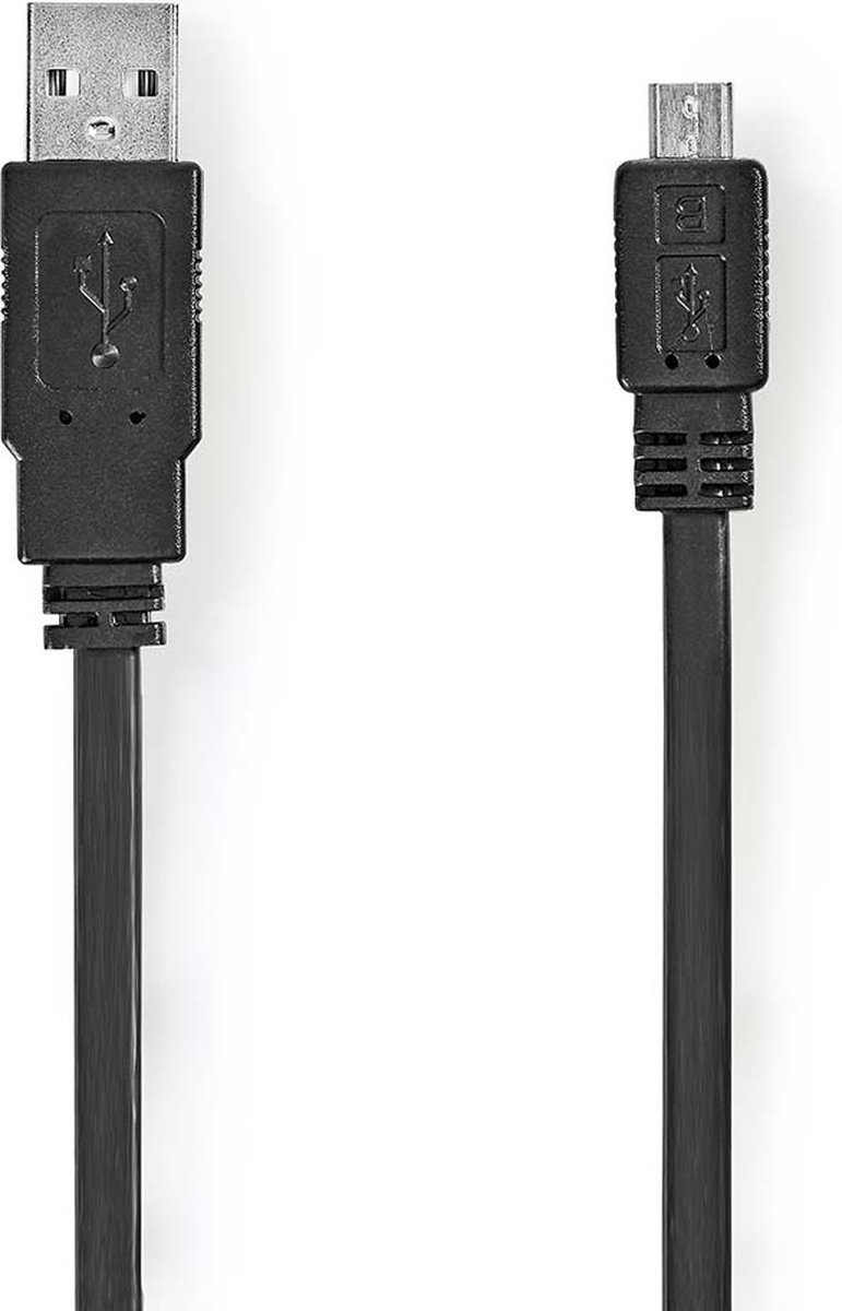 Nedis Usb-kabel 1.00 M - Zwart