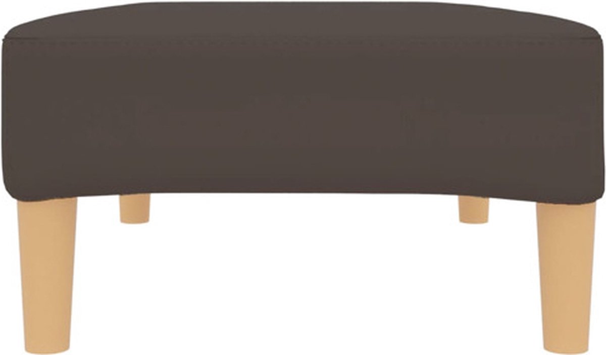 Vidaxl Voetenbank 78x56x32 Cm Stof - Bruin