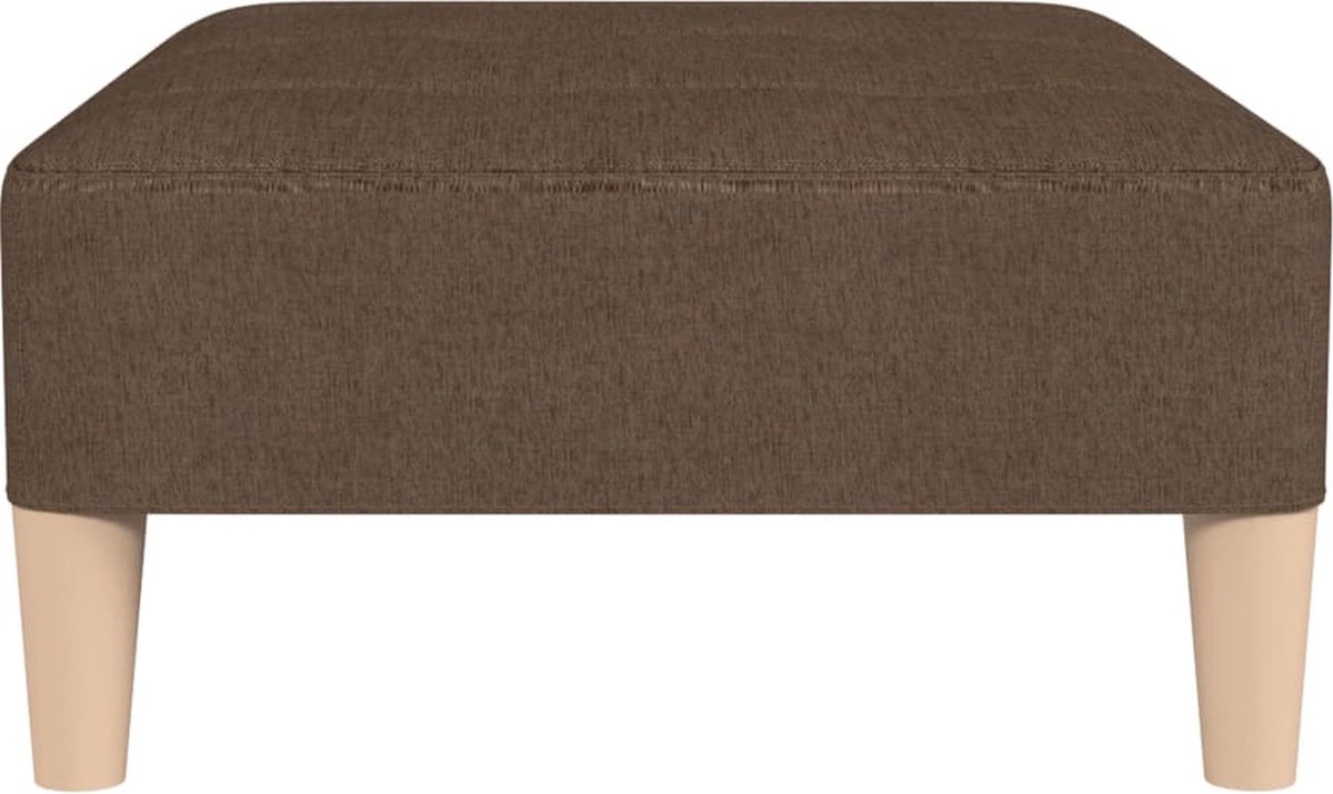 Vidaxl Voetenbank 78x56x32 Cm Stof - Bruin