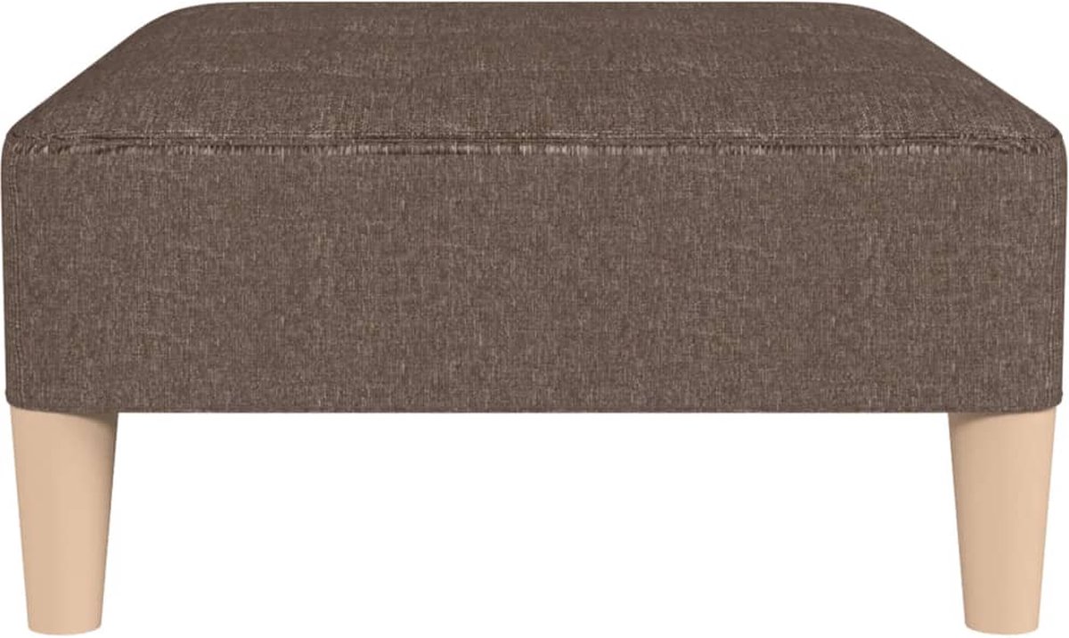 Vidaxl Voetenbank 78x56x32 Cm Stof Taupe