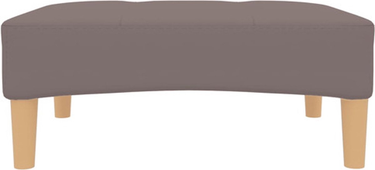Vidaxl Voetenbank 78x56x32 Cm Stof Taupe