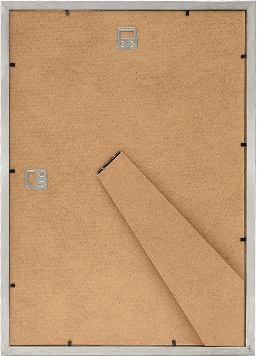 Vidaxl Fotolijsten 3 St Voor Wand Of Tafel 29,7x42 Cm Zilverkleurig - Silver