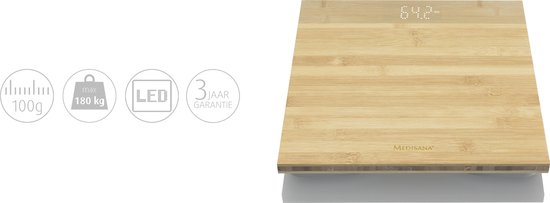 Medisana PS 440 Bamboo - Bruin