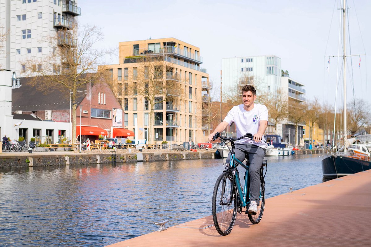 Amigo Elektrische Stadsfiets E-vibe D2 28 Inch 50 Cm Heren 7v V-brakes - Blauw