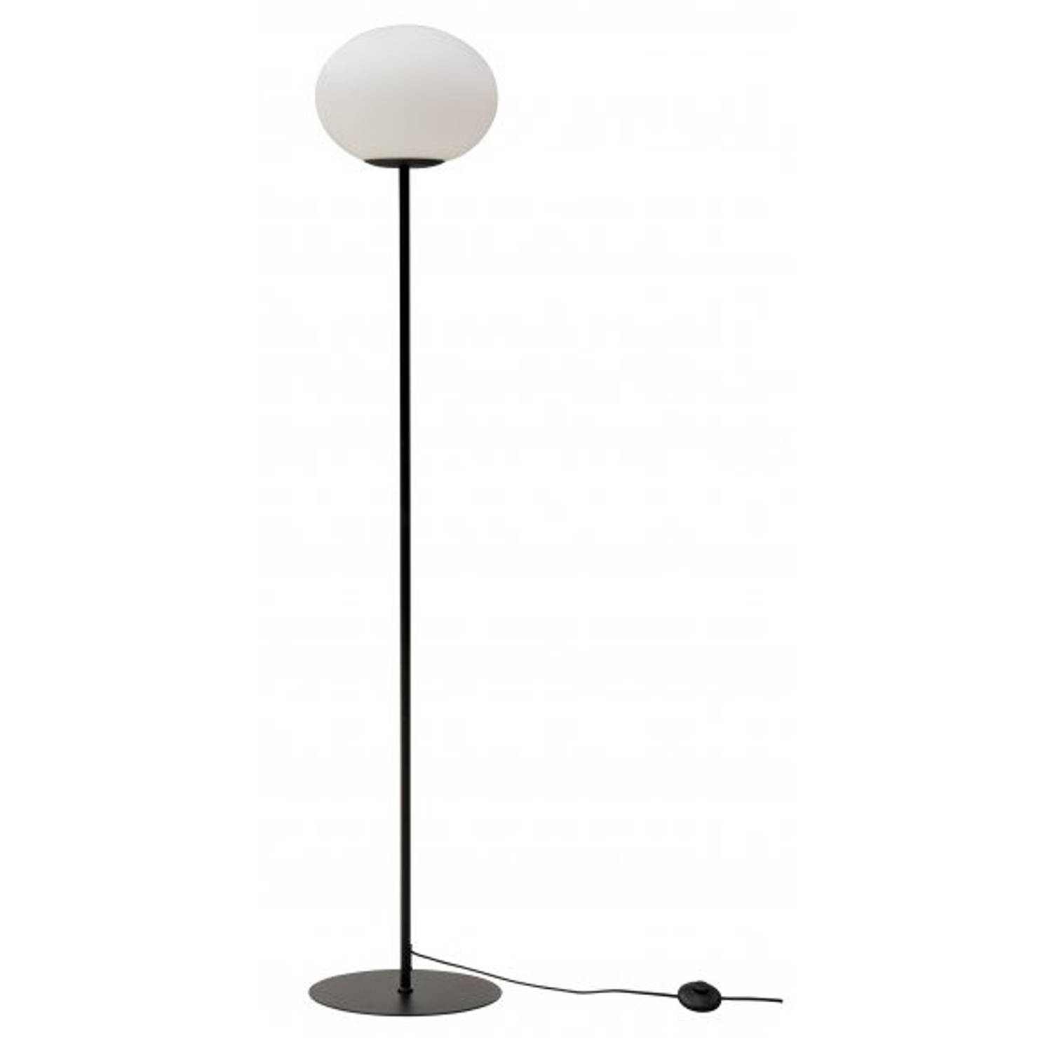 Dyberg Larsen Vloerlamp Princess 28 X 148,5 Cm E14 Glas 5w Wit