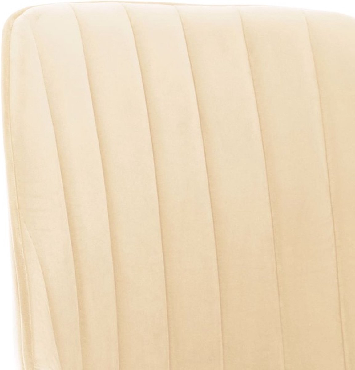 Vidaxl Eetkamerstoelen Draaibaar 2 St Fluweel Crèmekleurig