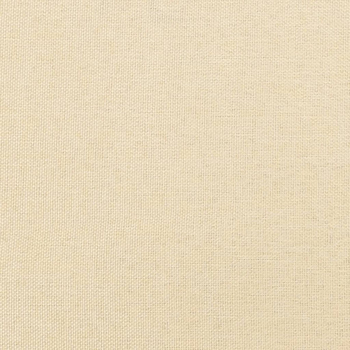 Vidaxl Slaapbank 2-zits Stof Crèmekleurig