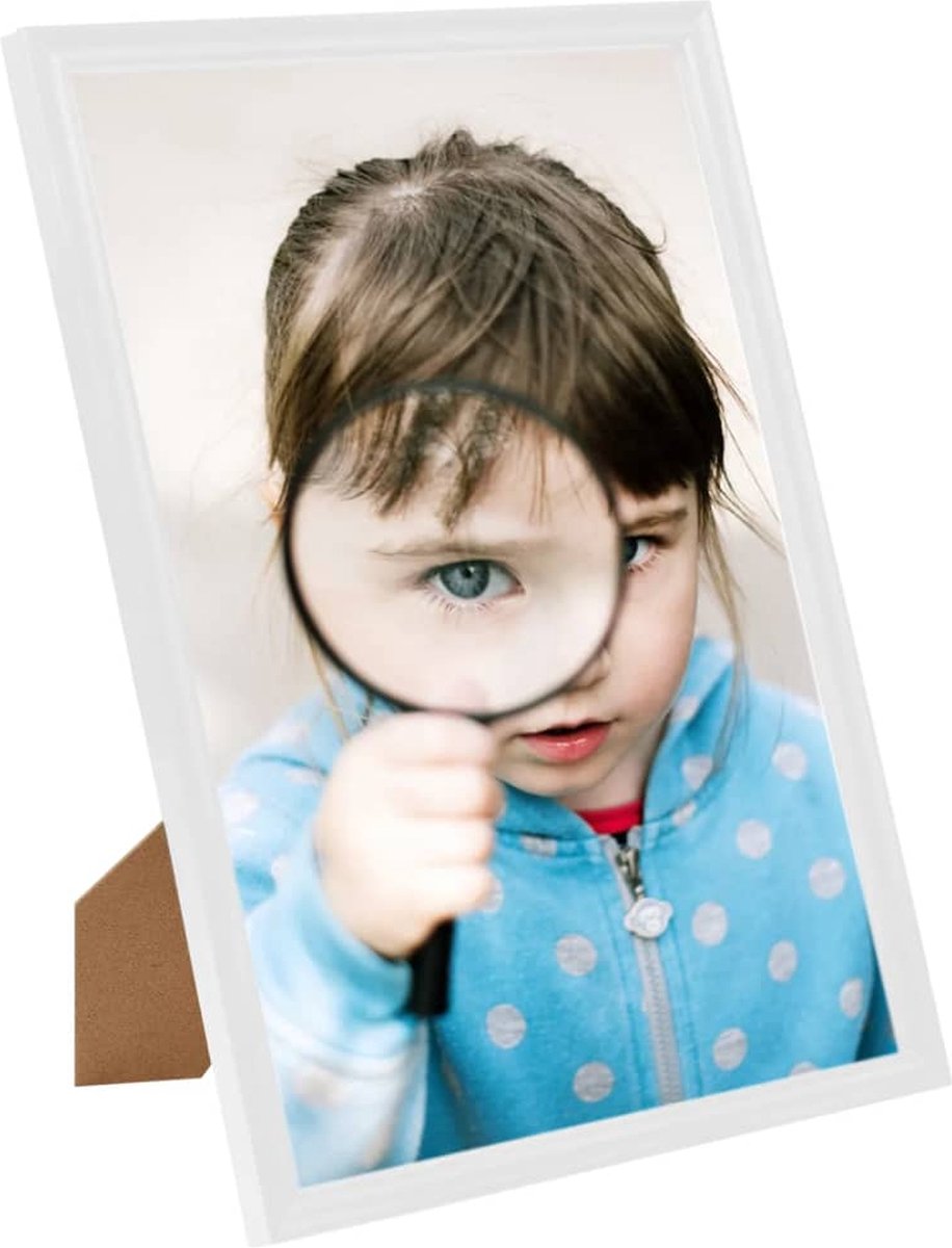 Vidaxl Fotolijsten 3 St Voor Wand Of Tafel 15x21 Cm Mdf Wit